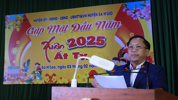 Huyện Ea H’Leo gặp mặt đầu Xuân Ất Tỵ 2025
