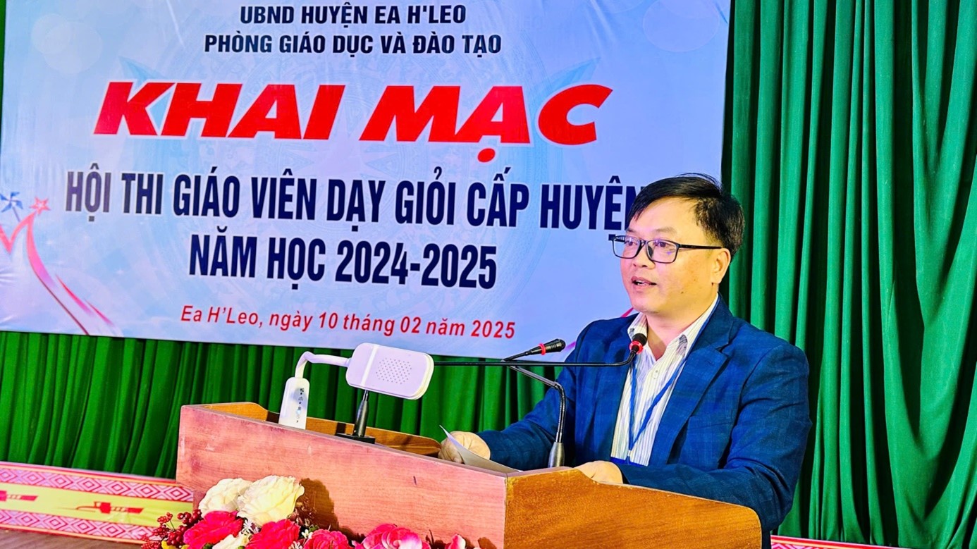 Khai mạc Hội thi giáo viên dạy giỏi cấp huyện, năm học 2024 – 2025