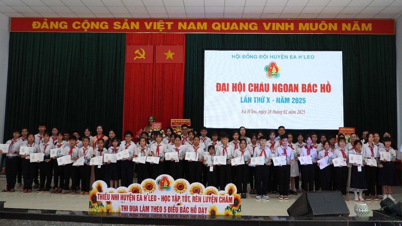 Đại hội cháu ngoan Bác Hồ huyện Ea H’Leo lần thứ X, năm 2025