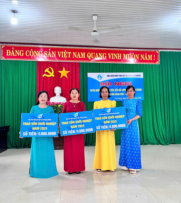 Hội Liên hiệp Phụ nữ thị trấn Ea Drăng: Hội nghị biểu dương điển hình tiên giai đoạn 2020 – 2025