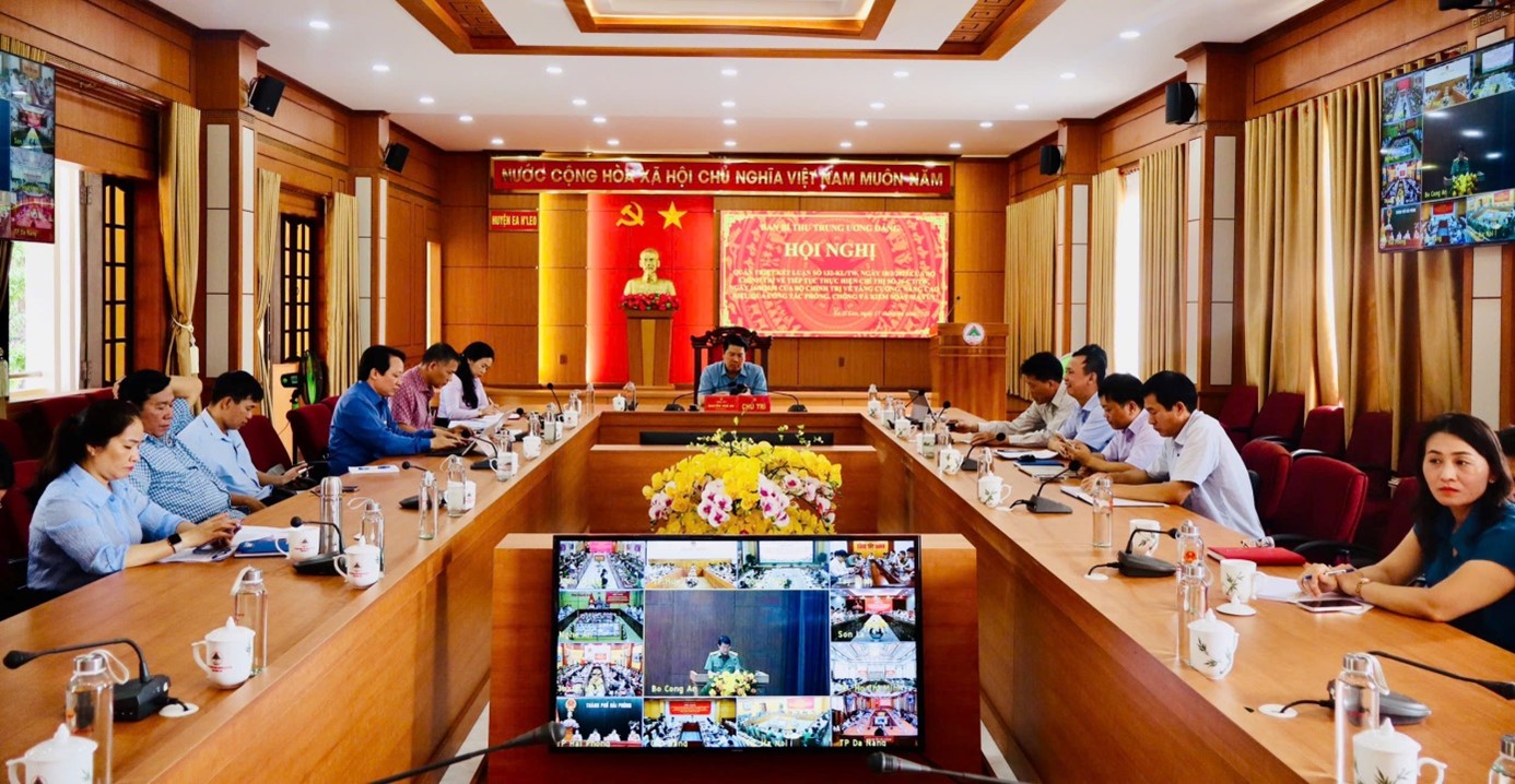 Hội nghị trực tuyến về tăng cường, nâng cao hiệu quả công tác phòng, chống và kiểm soát ma túy