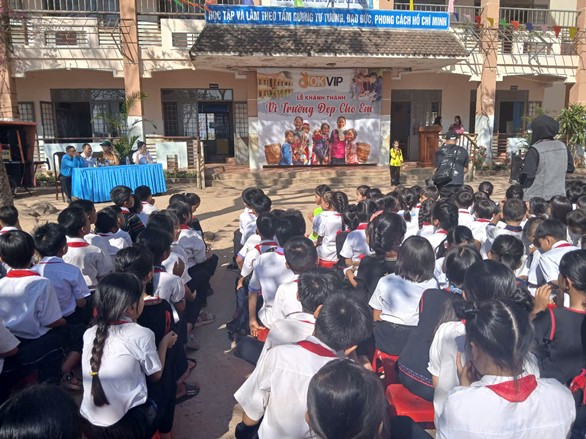 Khánh thành công trình “Vì trường đẹp cho em” ở xã Ea H’Leo