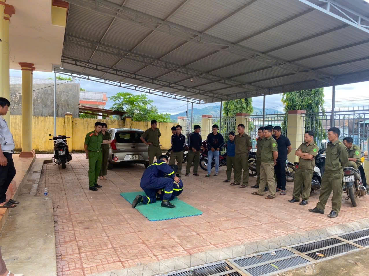 Tập huấn, bồi dưỡng nghiệp vụ PCCC và CNCH cho lực lượng tham gia bảo vệ an ninh trật tự ở cơ sở