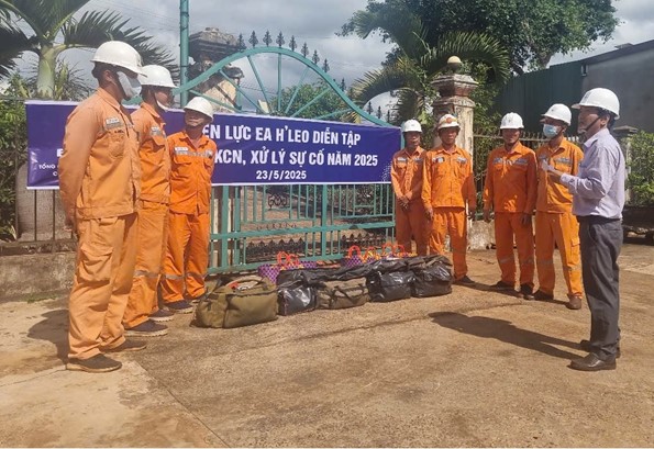 Điện lực Ea H’Leo tăng cường bảo dưỡng lưới Điện ứng phó thời tiết cực đoan