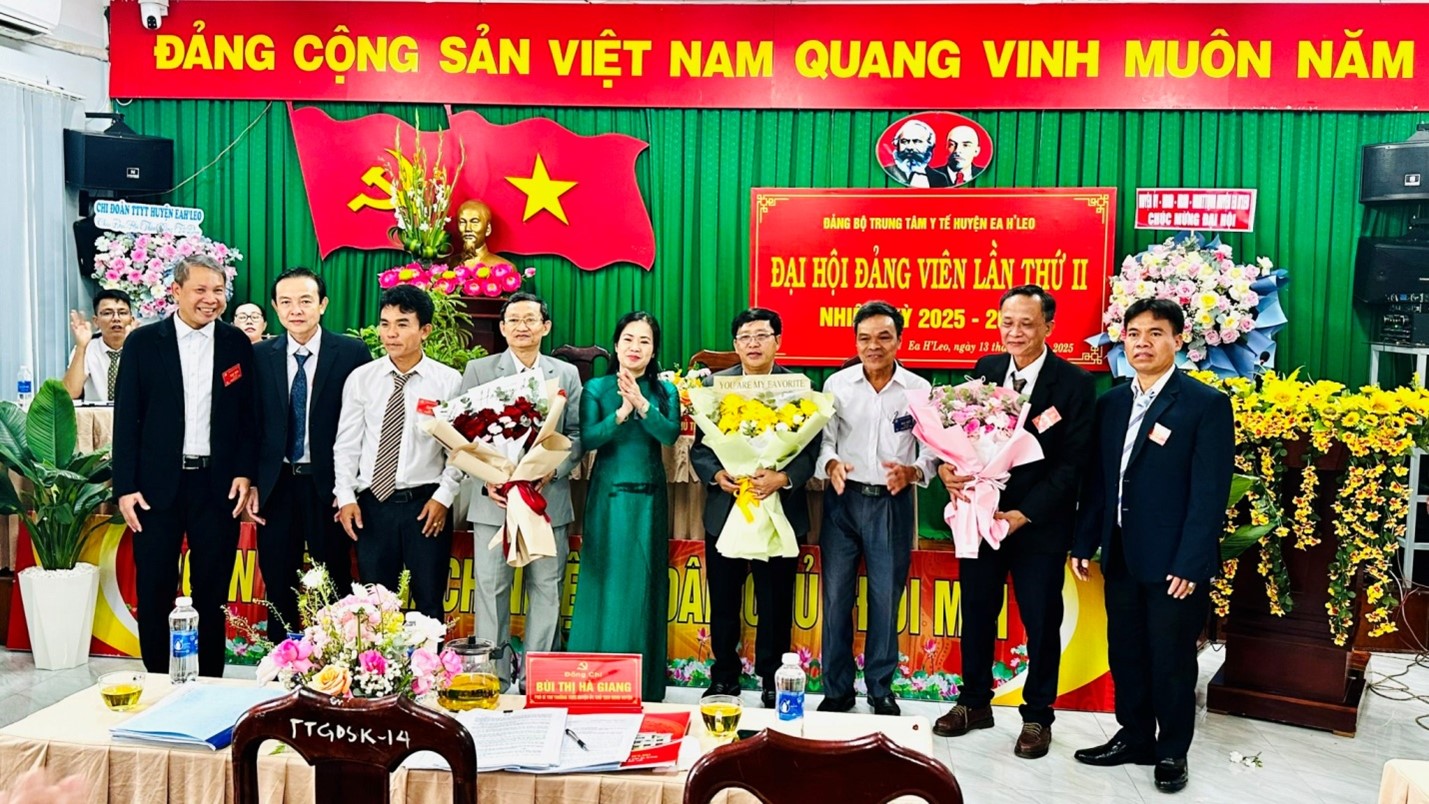 Đại hội Đảng bộ Trung tâm Y tế huyện Ea H’Leo, nhiệm kỳ 2025–2030