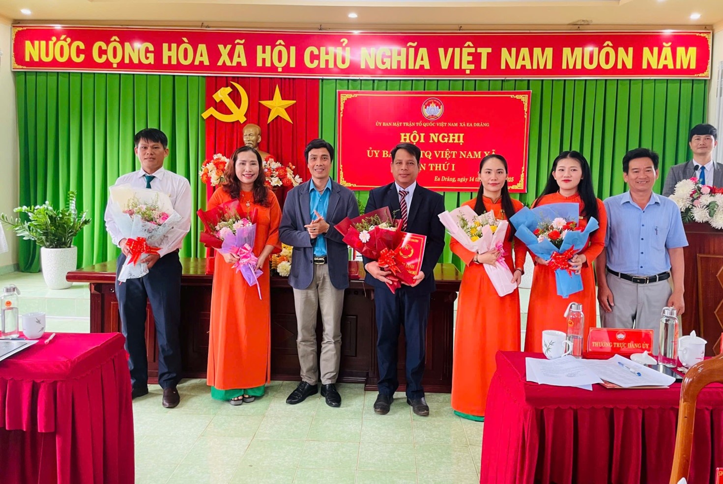 Hội nghị Ủy ban Mặt trận Tổ Quốc Việt Nam xã Ea Drăng lần thứ nhất