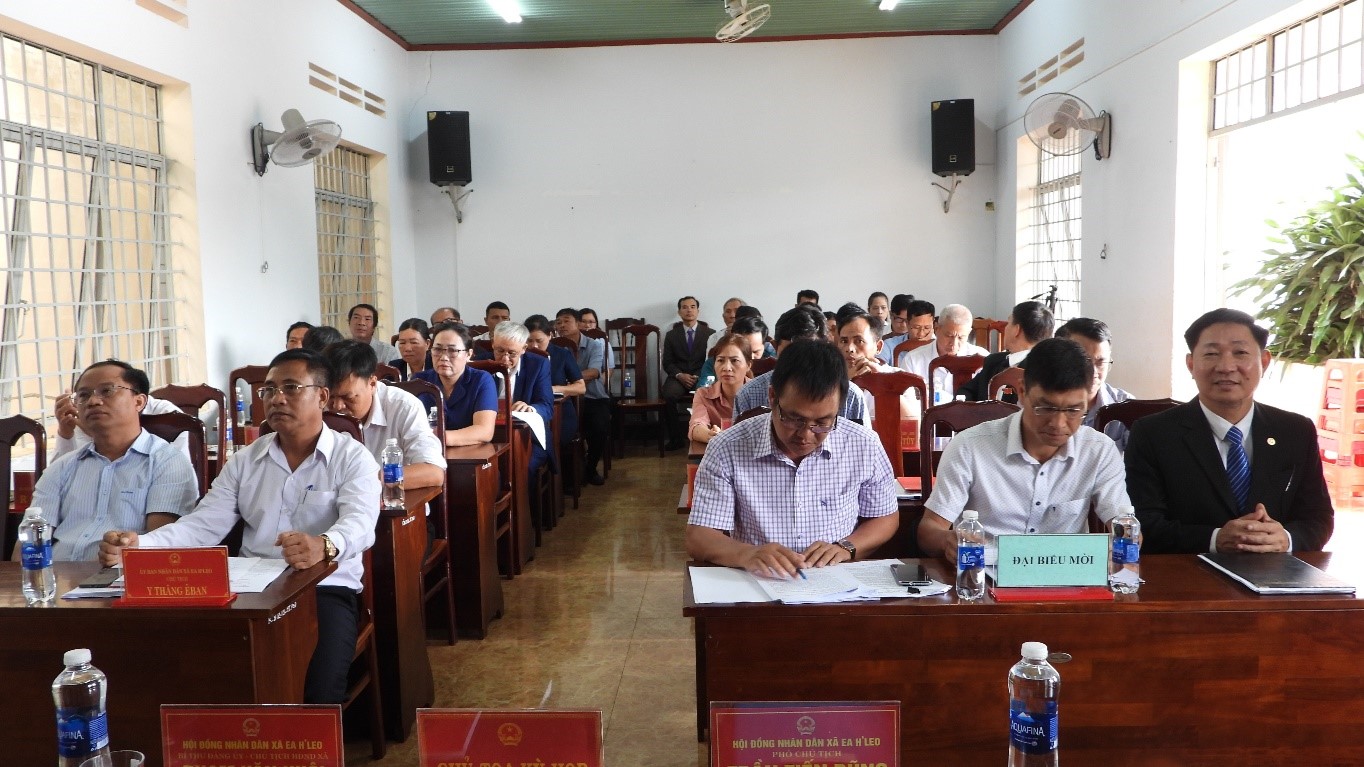 Kỳ họp thứ 10, HĐND xã Ea H’Leo nhiệm kỳ 2021 – 2026