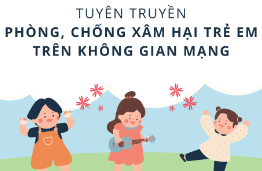 Tờ gấp tuyên truyền phòng, chống xâm hại người chưa thành niên trên môi trường mạng