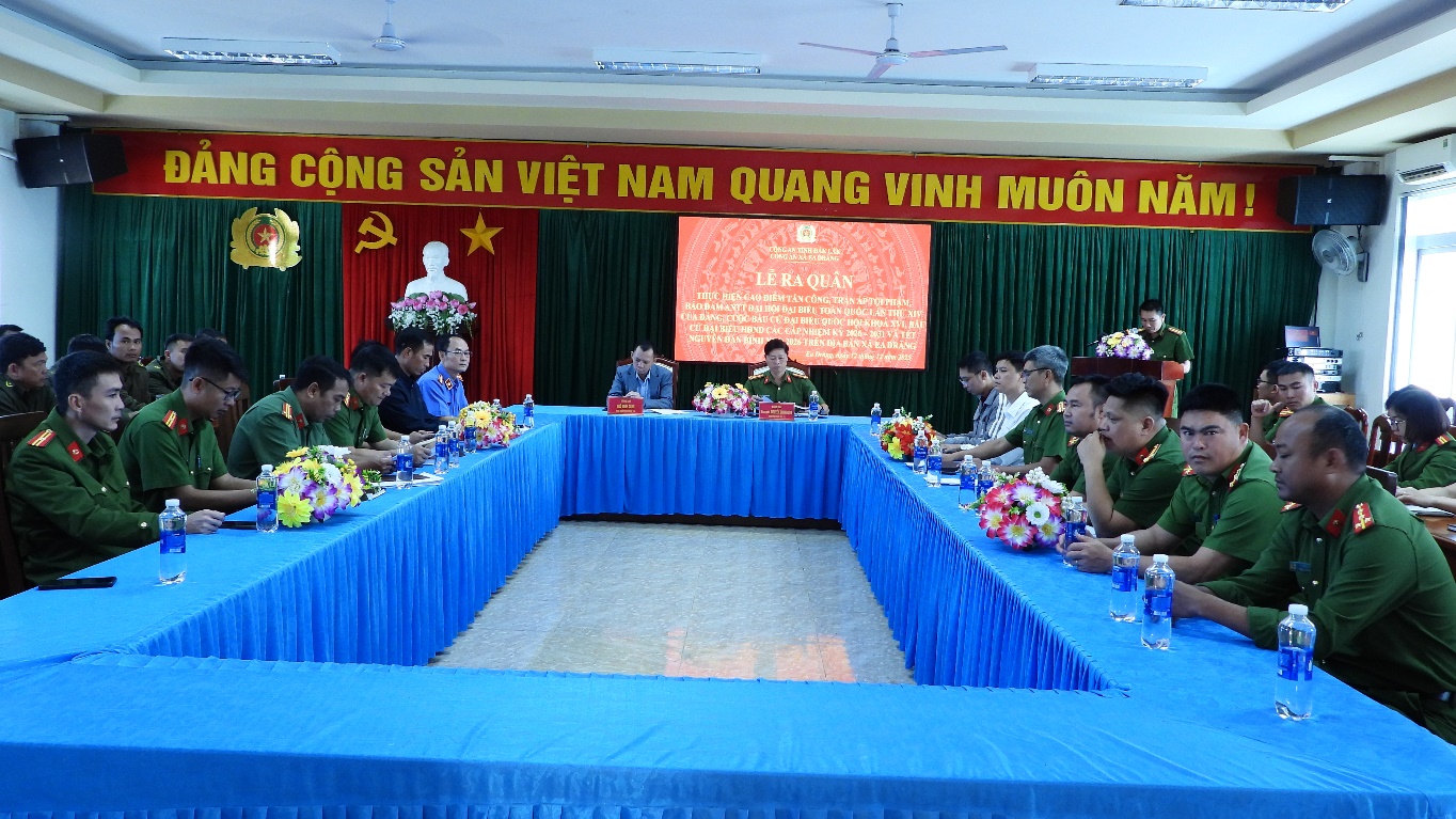 Xã Ea Drăng ra quân tấn công, trấn áp tôi phạm