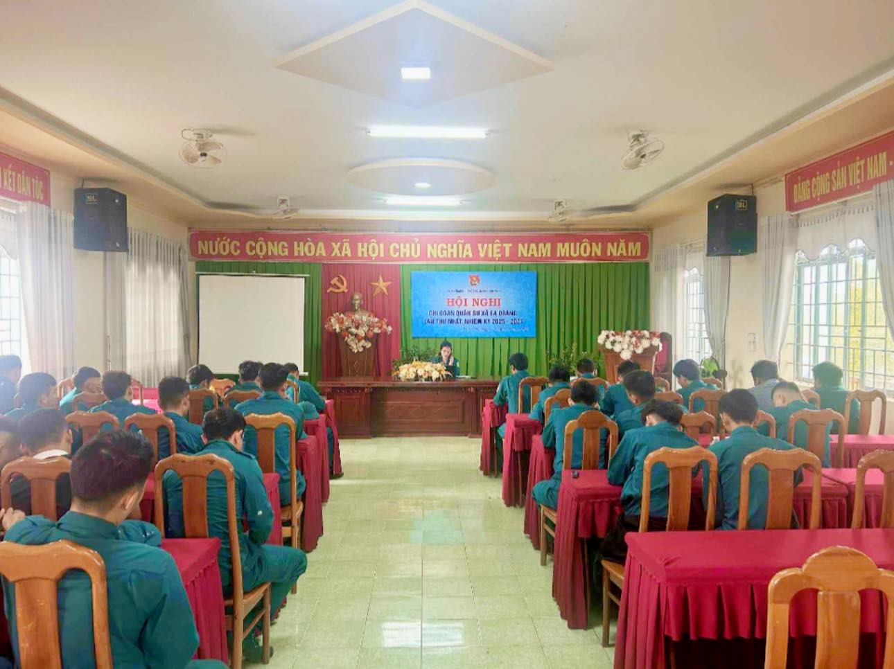 Hội nghị Chi đoàn Quân sự xã Ea Drăng lần thứ nhất, nhiệm kỳ 2025-2027