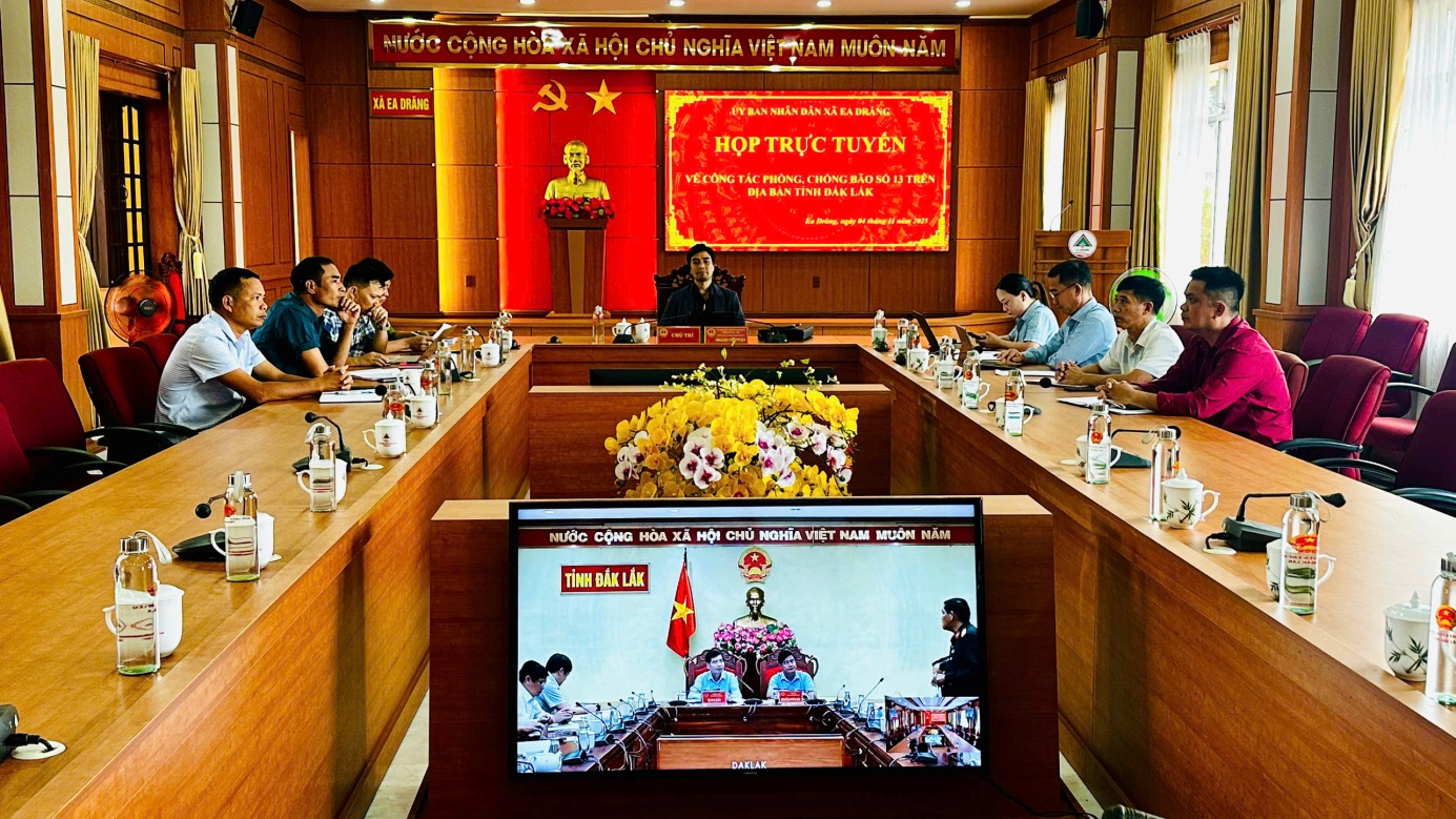 Chủ động ứng phó với bão Kalmaegi trên địa bàn tỉnh Đắk Lắk.