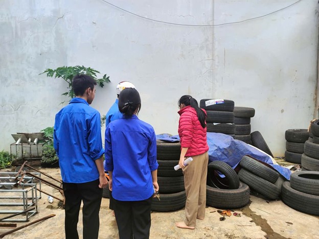 Các Chi đoàn tích cực tuyên truyền phòng chống dịch bệnh