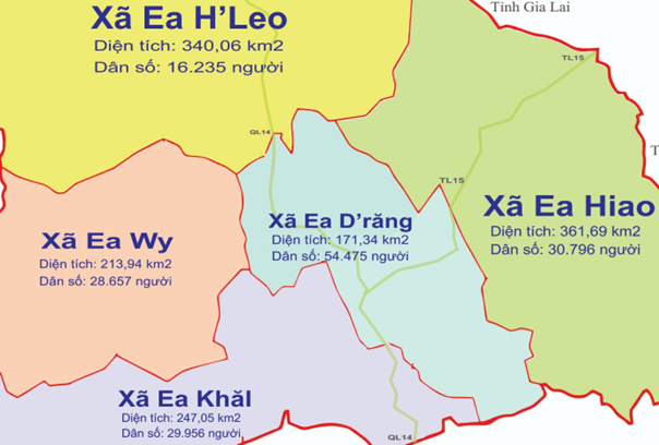 Xác định loại hình dân cư và đổi tên thôn trên địa bàn xã Ea Drăng