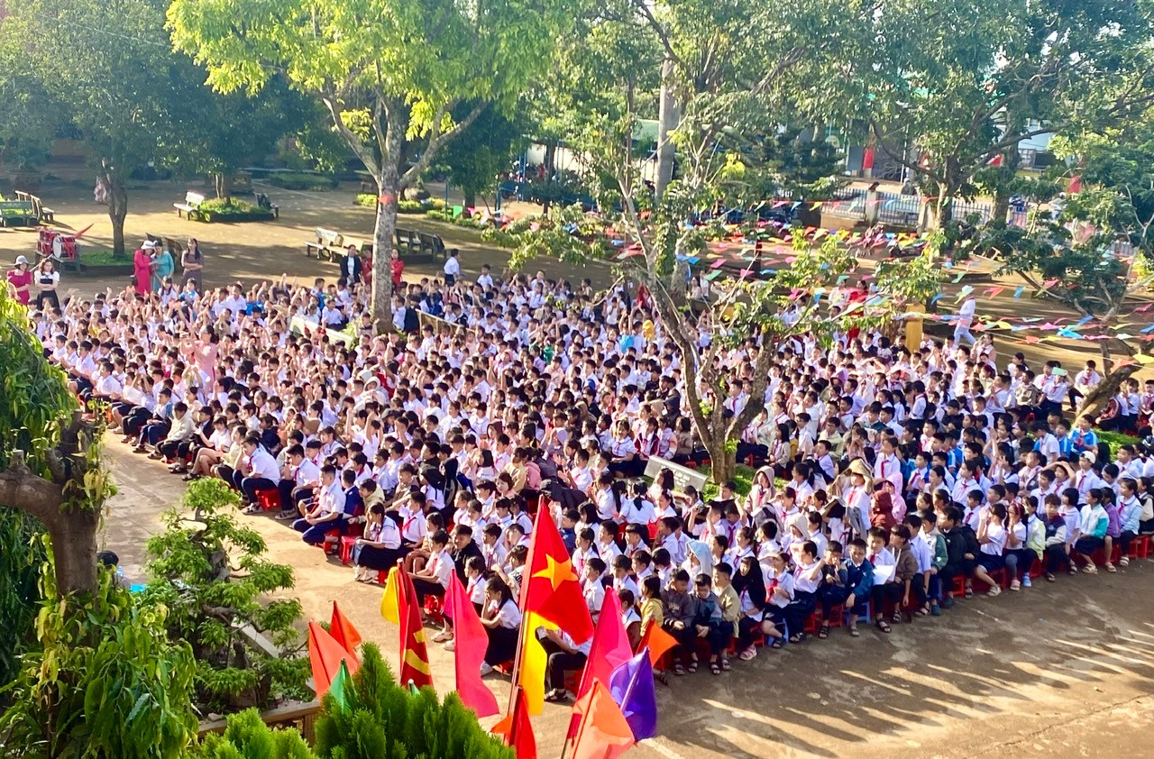 Trường Tiểu học Kim Đồng phát động học sinh nghiêm chỉnh chấp hành Luật phòng, chống ma túy năm học 2025 – 2026