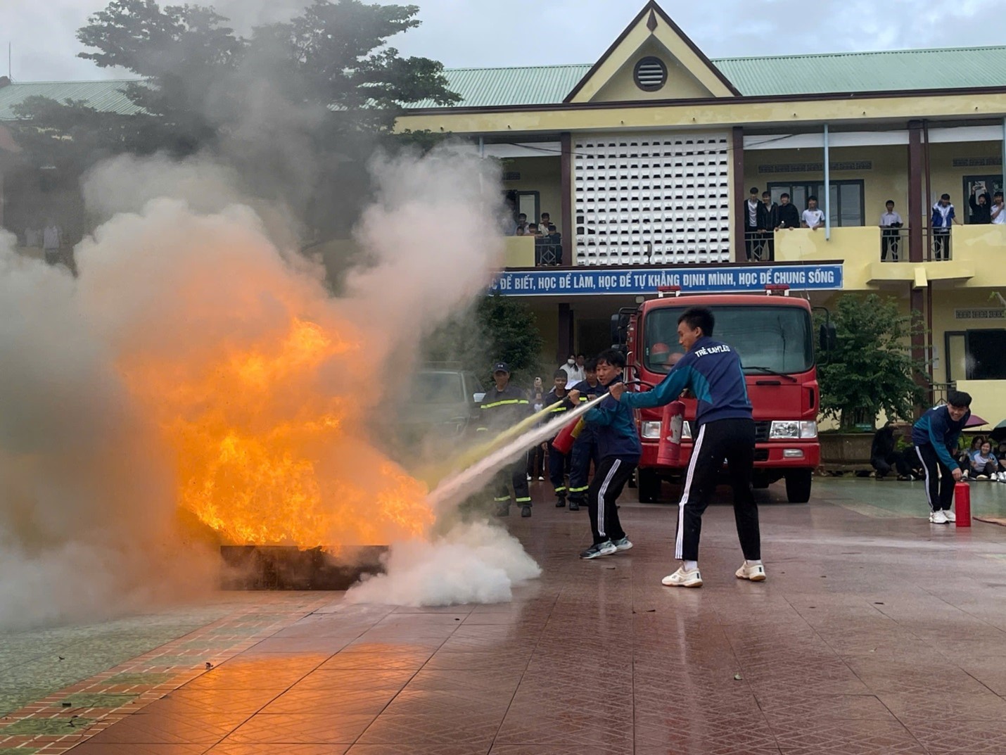 Lan tỏa phong trào toàn dân phòng cháy, chữa cháy tại trường học