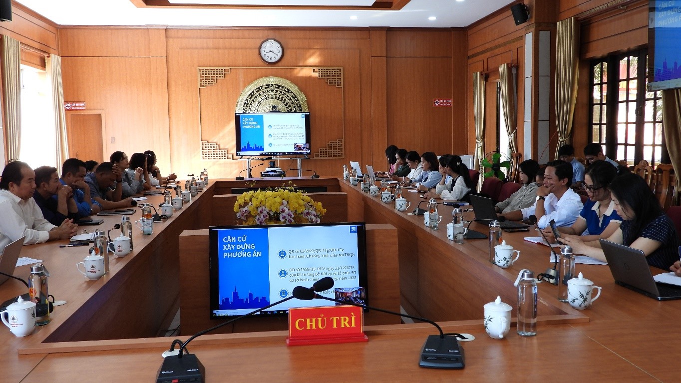 Hội nghị tập huấn điều tra cơ sở hành chính, đơn vị sự nghiệp công lập năm 2026