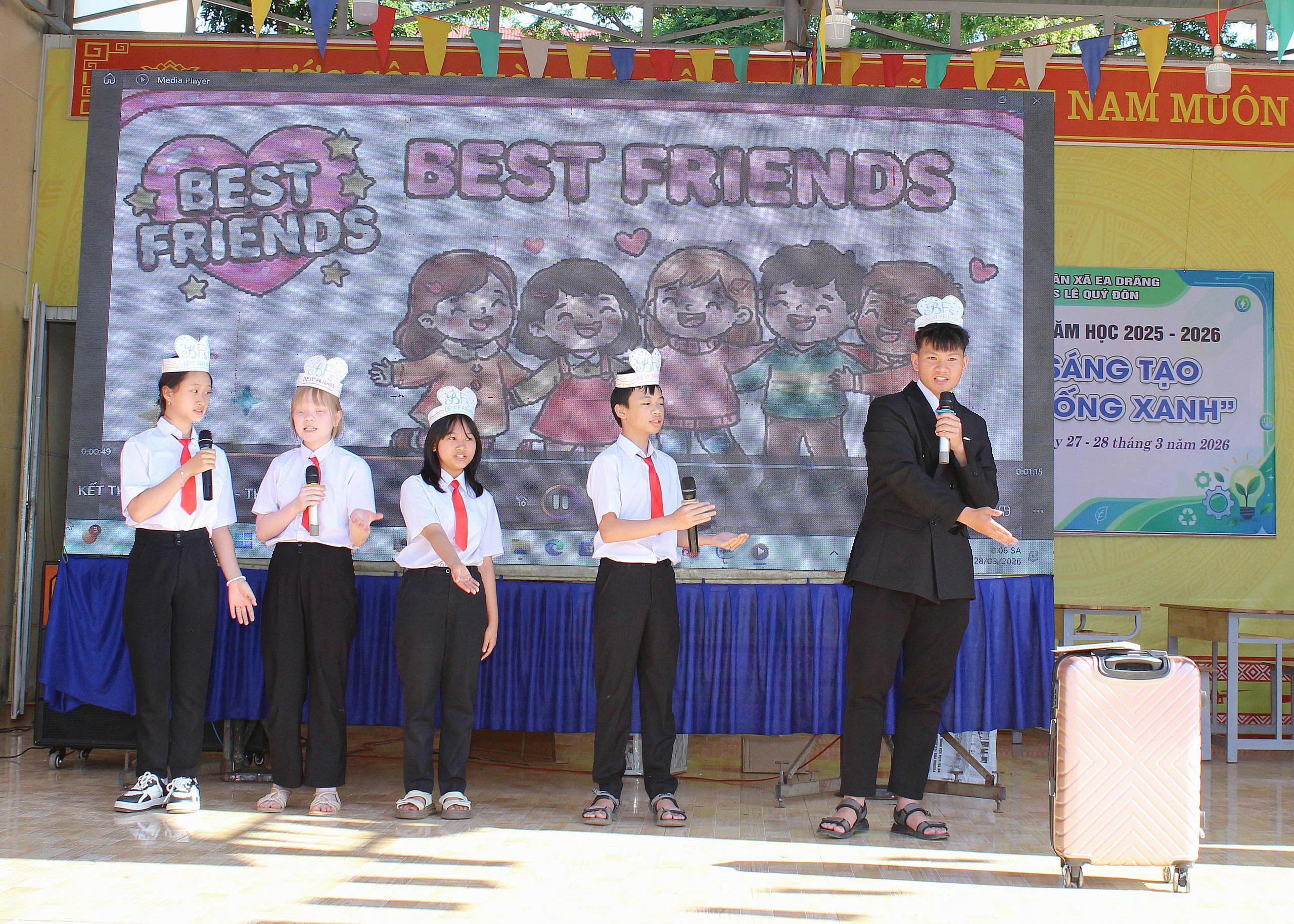 Ngày Hội Stem tại Trường THCS Lê Quý Đôn, xã Ea Drăng: Khơi dậy đam mê sáng tạo