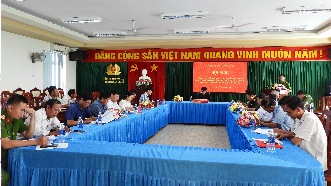 Hội nghị sơ kết quý I về thực hiện đề án 104 tại xã Ea Drăng