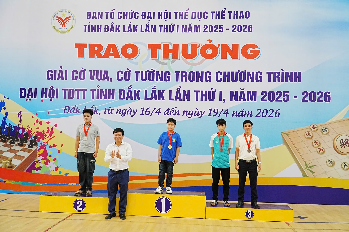 Xã Ea Drăng đạt Huy chương Đồng cá nhân môn cờ vua tại Giải cờ vua, cờ tướng tỉnh Đắk Lắk lần thứ I