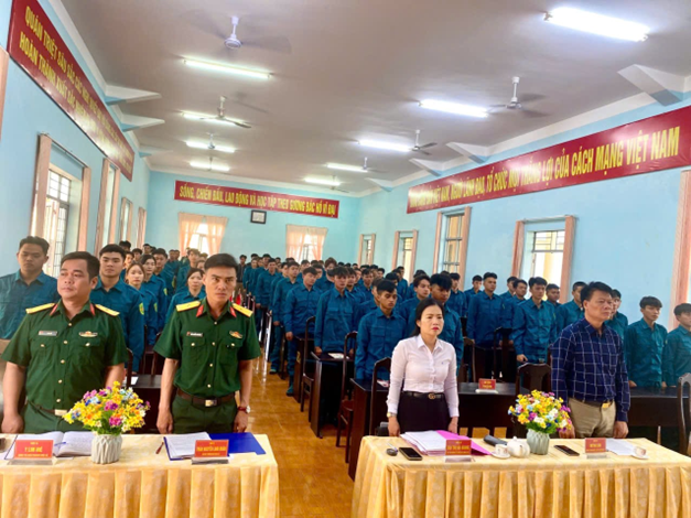 UBND xã Ea Drăng tổ chức khai mạc huấn luyện Dân quân năm thứ nhất năm 2026