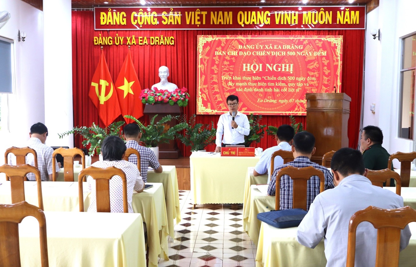 Xã Ea Drăng triển khai Chiến dịch 500 ngày đêm đẩy mạnh tìm kiếm, quy tập và xác định danh tính hài cốt liệt sĩ